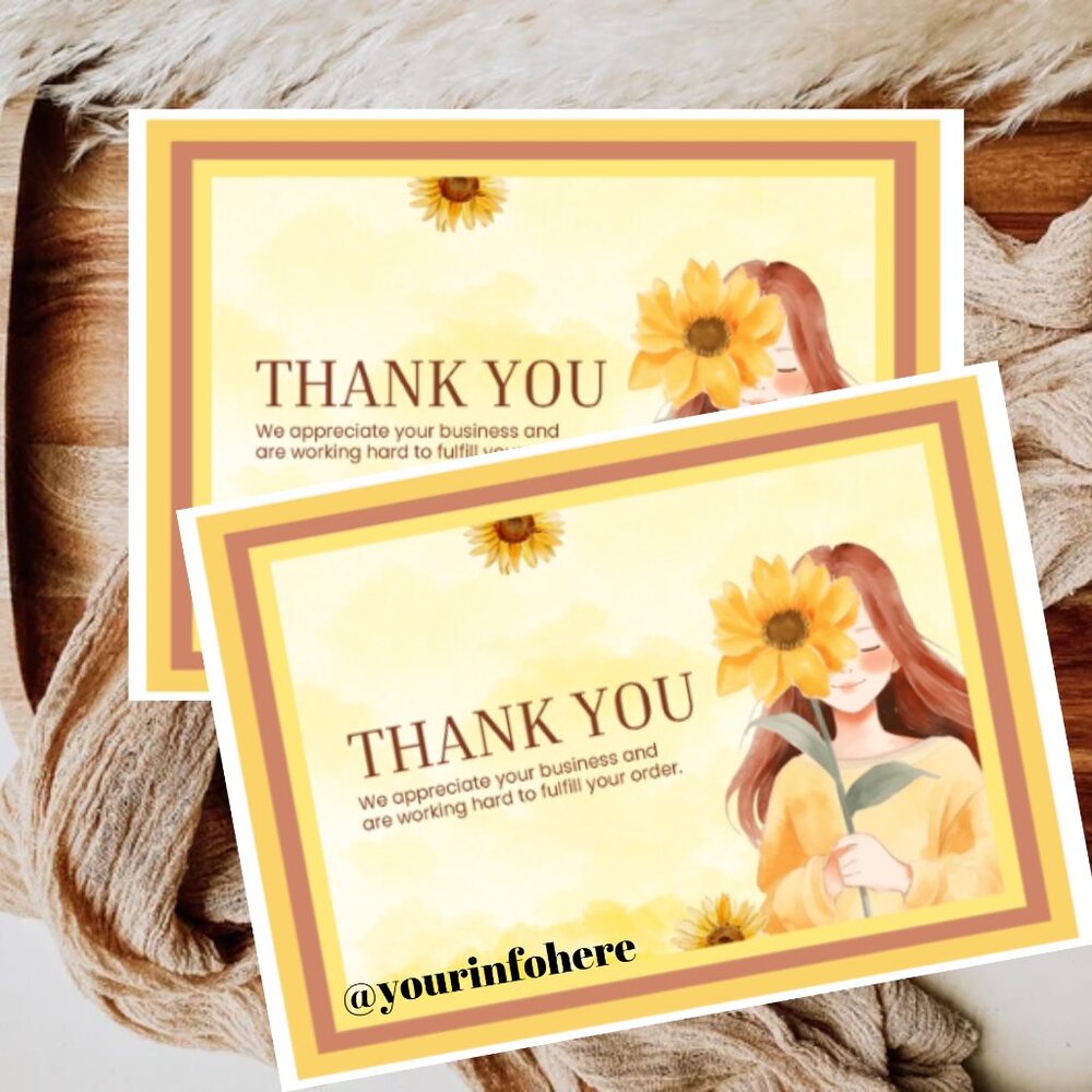 Thank You cards Floral